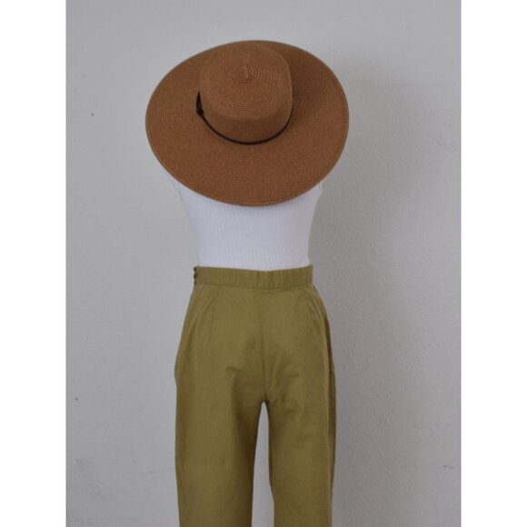 Lightweight Ochre Ankle Pants by umberto angri italia | 28 waist - Picture 3 of 10